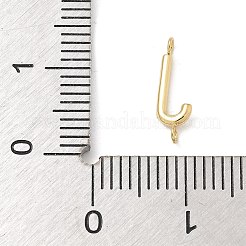 Ciondoli con connettore a lettera in acciaio inossidabile 304&nbsp;LS-STAS-M108-01G-10