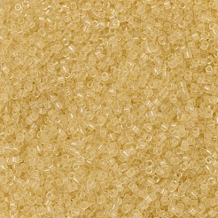 MIYUKIデリカビーズ  シリンダー  日本製シードビーズ  11/0  （db1112)透明な軽いわら  1.3x1.6mm  穴：0.8mm  約2000PCS /ボトル  10 G /ボトル&nbsp;SEED-JP0008-DB1112