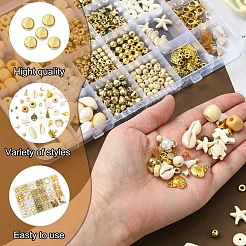 Наборы для изготовления браслетов из синтетической бирюзы&nbsp;DIY-FS0007-67