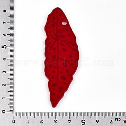 Прозрачные акриловые подвески с принтом TACR-T028-29B