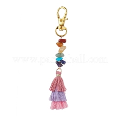 Décorations de pendentif pompon en polycoton&nbsp;HJEW-JM02188