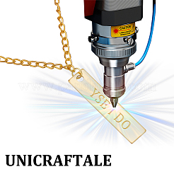 30 шт. 201 нержавеющая сталь прямоугольная штампованная пустая подвеска для бирки&nbsp;STAS-UN0056-61