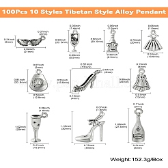 Подвеска из сплава в тибетском стиле&nbsp;FIND-CJ0001-74