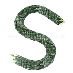 Natürliche Myanmar Jade Perlen Stränge&nbsp;G-K376-D02-2.5x2.5mm