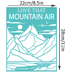 Самоклеящийся трафарет для шелкографии&nbsp;DIY-WH0338-282