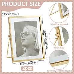 Bilderrahmen aus Glas und Eisen&nbsp;FIND-WH0152-819G