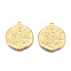 Pendentifs en acier inoxydable avec placage ionique (IP) 201&nbsp;STAS-N098-077LG