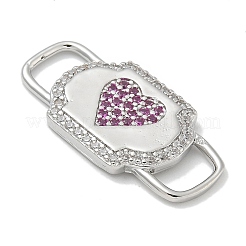 Стойка покрытие латунь микропаве прозрачный и орхидея кубический цирконий сердце маска соединительные подвески KK-L224-065P