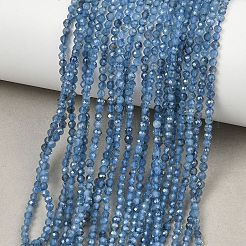 Natürliche teufelsblaue Aquamarin-Perlenstränge&nbsp;GG-CBAF158-D01-03