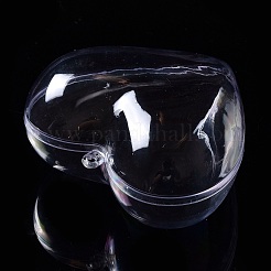 Открывающиеся прозрачные пластиковые подвески&nbsp;LS-CON-K007-01C