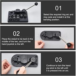 Машина для гибки ювелирных колец из пластика и нейлона TOOL-WH0125-62