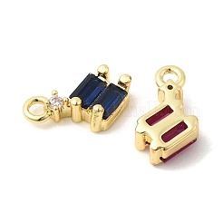 Латунные микро проложить кубического циркония подвески&nbsp;KK-F929-02G