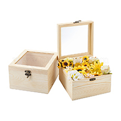Деревянные коробки для упаковки ювелирных изделий&nbsp;CON-WH0086-211
