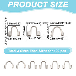 300 шт. 3 стиля 304 хирургическая нержавеющая сталь защитная проволока и протекторы&nbsp;STAS-AR0002-29