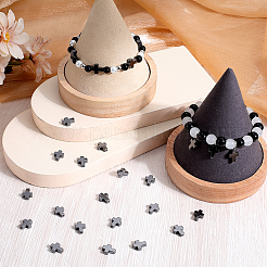 60 шт. немагнитные синтетические гематитовые бусины&nbsp;G-SC0003-02