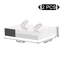 Подставки для прозрачных акриловых и пластиковых колец ODIS-WH0061-63