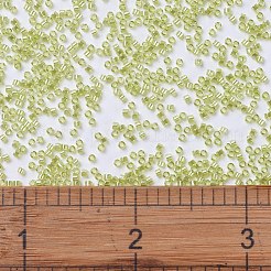 MIYUKIデリカビーズ  シリンダー  日本製シードビーズ  11/0  （db1888)透明チャート再利用光沢  1.3x1.6mm  穴：0.8mm  約10000個/袋  50 G /袋&nbsp;SEED-X0054-DB1888