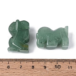 Pferdefigur aus natürlichem grünem Aventurin&nbsp;DJEW-N005-01F