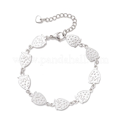 Браслеты из цепочек из нержавеющей стали 304&nbsp;BJEW-JB13023-02