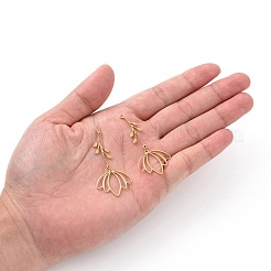 Большие подвески из нержавеющей стали 201 с вакуумным покрытием PVD&nbsp;STAS-S105-LA364-2