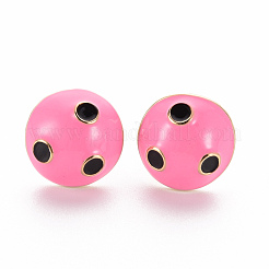 Серьги-гвоздики из латуни&nbsp;EJEW-S210-021-NR