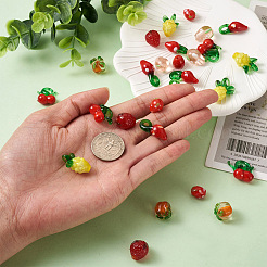 54шт 9 стиля ручной работы бусины лэмпворк&nbsp;LAMP-PJ0001-01