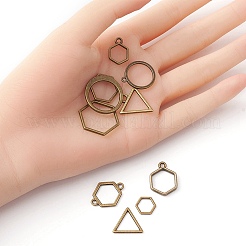 Подвески и звенья с открытой спиной из сплава PALLOY-YWC0002-01AB