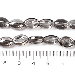 Стеклянные бусины с гальваническим покрытием  EGLA-B005-01A-PL02