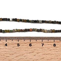 Бусы натуральная африканская бирюза (яшма) G-RM241221-K6