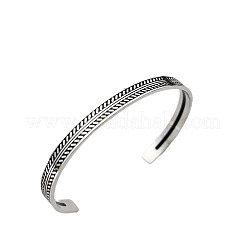 Bracelets manchettes en acier inoxydable 304 pour hommes&nbsp;WG46524-03