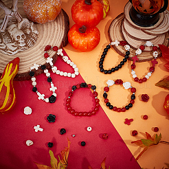 Наборы для самостоятельного изготовления браслетов на тему Хэллоуина&nbsp;DIY-SC0031-78