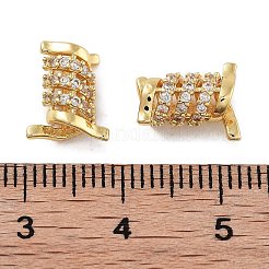 Стойки обшивки латунь микро проложить кубического циркония бусы KK-Z071-38G