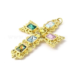 Латунные микро проложить кубического циркония подвески KK-U072-39G