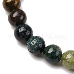 Естественные индийские браслеты простирания агата бисером&nbsp;BJEW-D446-B-46