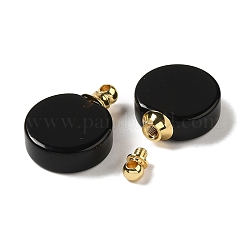 Кулоны для духов из натурального обсидиана&nbsp;G-Z039-02G-06