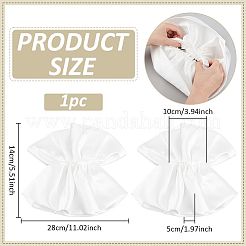 1 пара рукавов-фонариков из полиэстера для невесты AJEW-BC0009-23