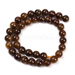 Гранат природный бисер нитей G-U026-A10-10mm