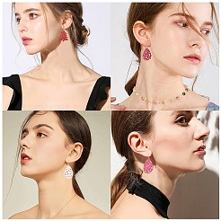 Наборы для самостоятельного изготовления сережек на рождественскую тематику DIY-SC0014-35P