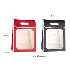 Sacchetti di carta rettangolari a tema San Valentino 8 pz 4 colori&nbsp;ABAG-LS0001-02