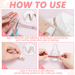 Стеклянный стразы горячая фиксация стразы DIY-PH0030-61