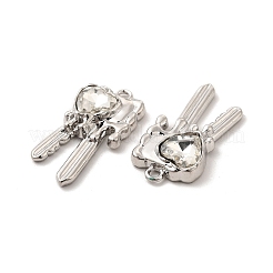 Стеклянные подвески в форме сердца&nbsp;PALLOY-E024-29P-01