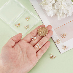 10 шт. подвески из латунного прозрачного кубического циркония KK-BC0013-69