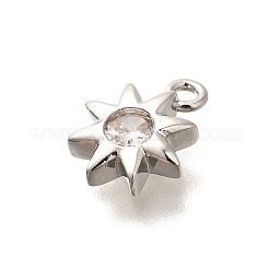 Латунные микро проложить кубического циркония подвески&nbsp;KK-C085-19P