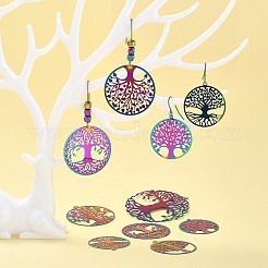 14 шт. 7 стиля ионного покрытия (IP) 201 филигранные подвески из нержавеющей стали STAS-SZ0002-34