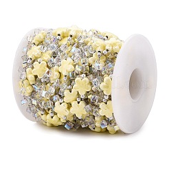 Цветочные цепочки из фарфоровых бусин ручной работы CHS-T006-26