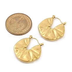 Серьги-кольца из нержавеющей стали 304 для женщин&nbsp;EJEW-B113-01G-01