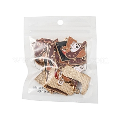 18 шт. 9 стиля ковбойская шляпа сапоги мешок денег череп сплав эмалированные подвески&nbsp;FIND-FS0003-91