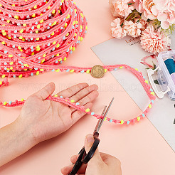 10 ярд полиэстеровых лент для помпонов с кисточками DIY-GA0007-35A