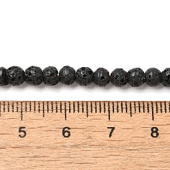 Бусы из натуральной лавы G-C154-03