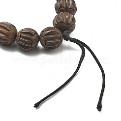 Резные бусины из дерева WOOD-Q060-01A